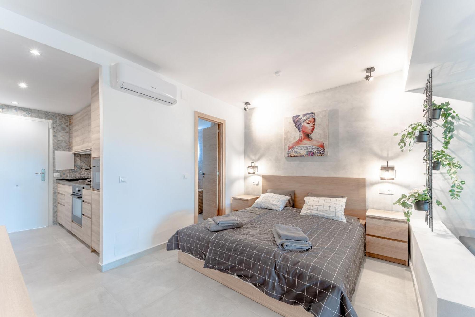 Estudio Glamuroso Cerca De La Playa En Mijas Costa Apartamento